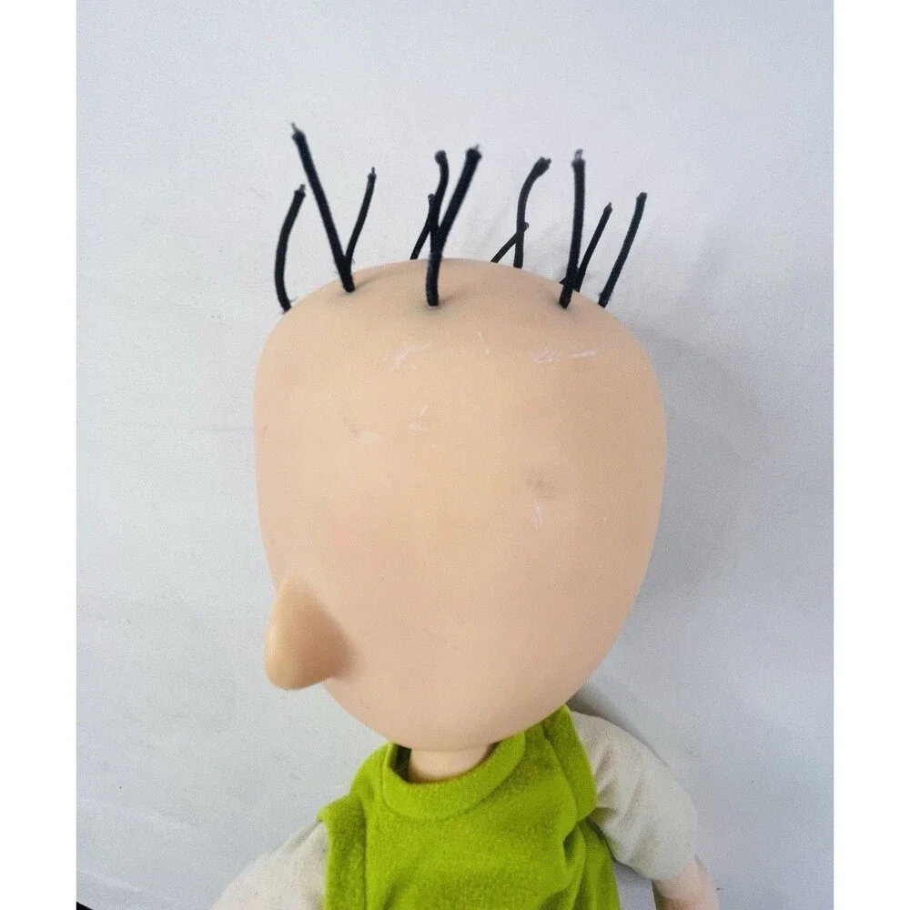 Disney Vintage Mattel Nickelodeon 18”Doug Funny Vinyl Head Plush Body Doll